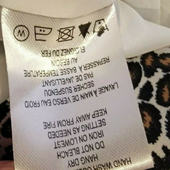 Samuel Dong Size XL Women's Jacket Animal Print Full Zip Pockets - Picture 5 of 5